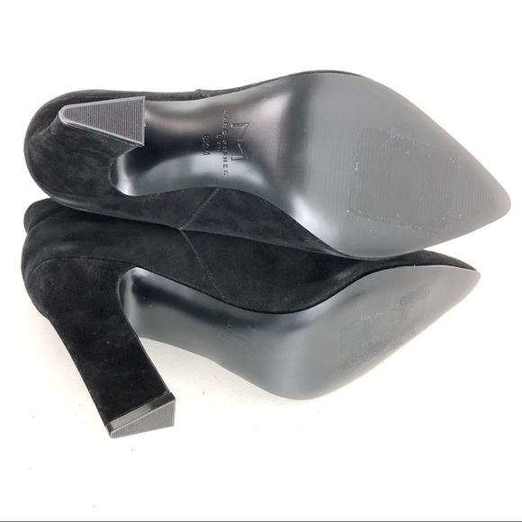 Marc Fisher Miggi Pointy Toe Bootie Black Sz 8.5 - Picture 8 of 8